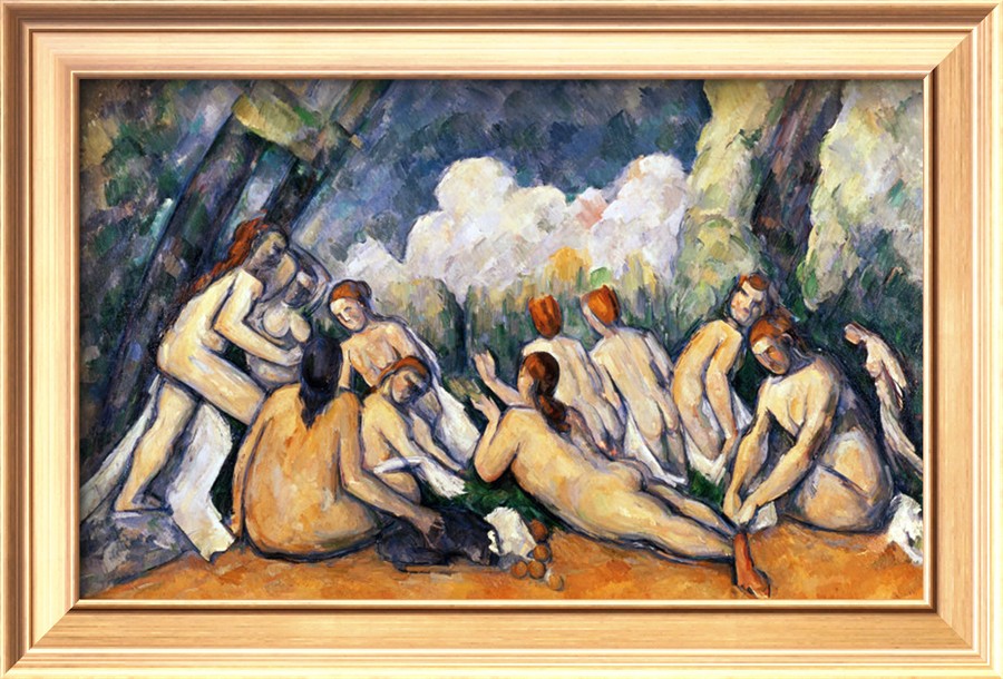 Large Bathers II, 1900-1906 By Paul Cezanne